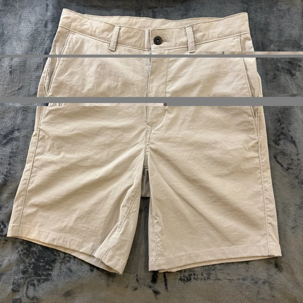 The North Face Sprag Shorts Mens 30 Khaki Outdoor Hiking Stretch Flashdry